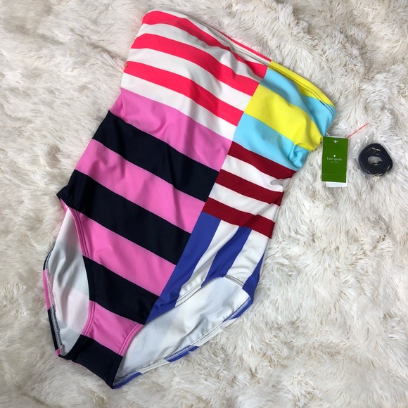 kate spade Other - NWT Kate Spade L Color Block One Piece Swimsuit